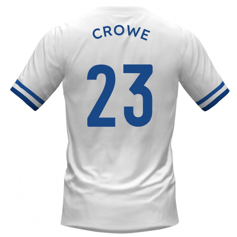 Danxen Kinder Dylan Crowe #23 Weiß Blau Auswärtstrikot Trikot 2025/26 T-Shirt Österreich