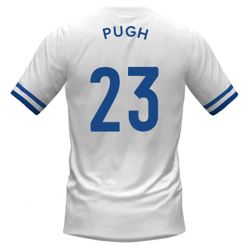 Danxen Kinder Tom Pugh #23 Weiß Blau Auswärtstrikot Trikot 2025/26 T-Shirt Österreich