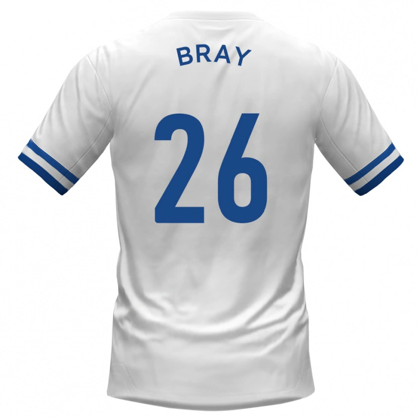 Danxen Kinder Owen Bray #26 Weiß Blau Auswärtstrikot Trikot 2025/26 T-Shirt Österreich