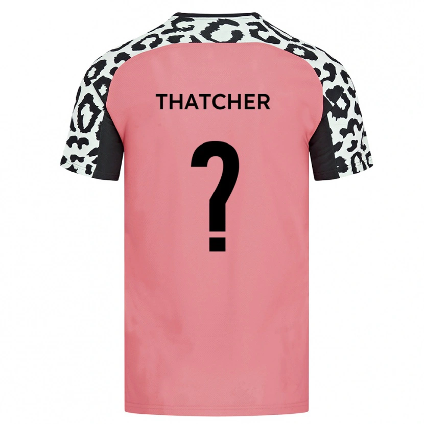 Danxen Kinder Katie Thatcher #0 Pink Schwarz Auswärtstrikot Trikot 2025/26 T-Shirt Österreich