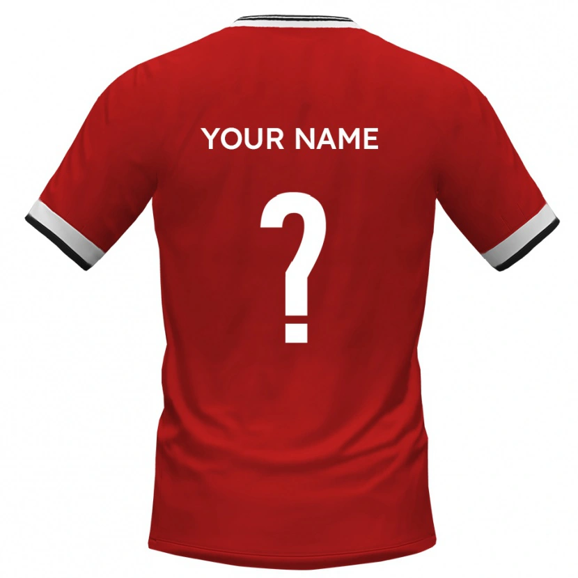 Danxen Kinder Ihren Namen #0 Weiß Schwarz Auswärtstrikot Trikot 2025/26 T-Shirt Österreich