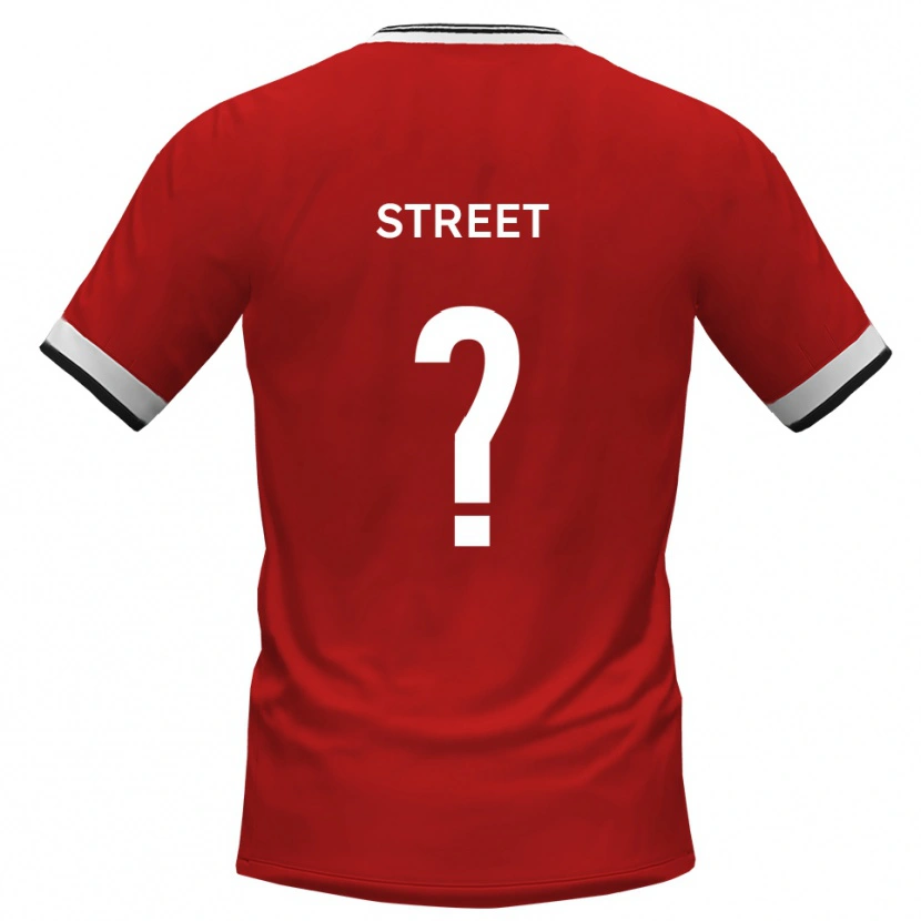Danxen Kinder Sam Street #0 Weiß Schwarz Auswärtstrikot Trikot 2025/26 T-Shirt Österreich