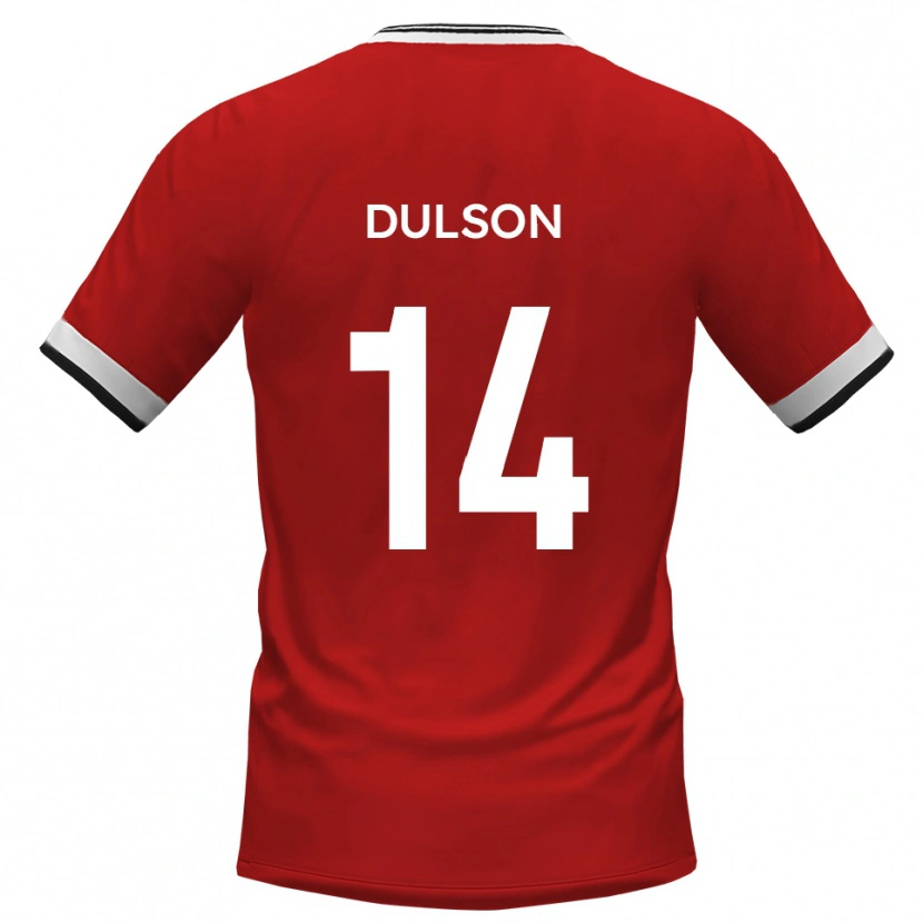 Danxen Kinder Liam Dulson #14 Weiß Schwarz Auswärtstrikot Trikot 2025/26 T-Shirt Österreich
