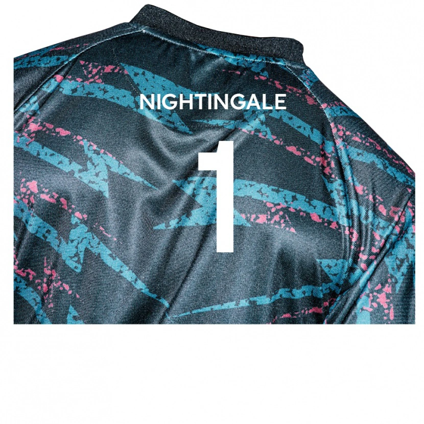 Danxen Kinder Ben Nightingale #1 Schwarz Marine Auswärtstrikot Trikot 2025/26 T-Shirt Österreich