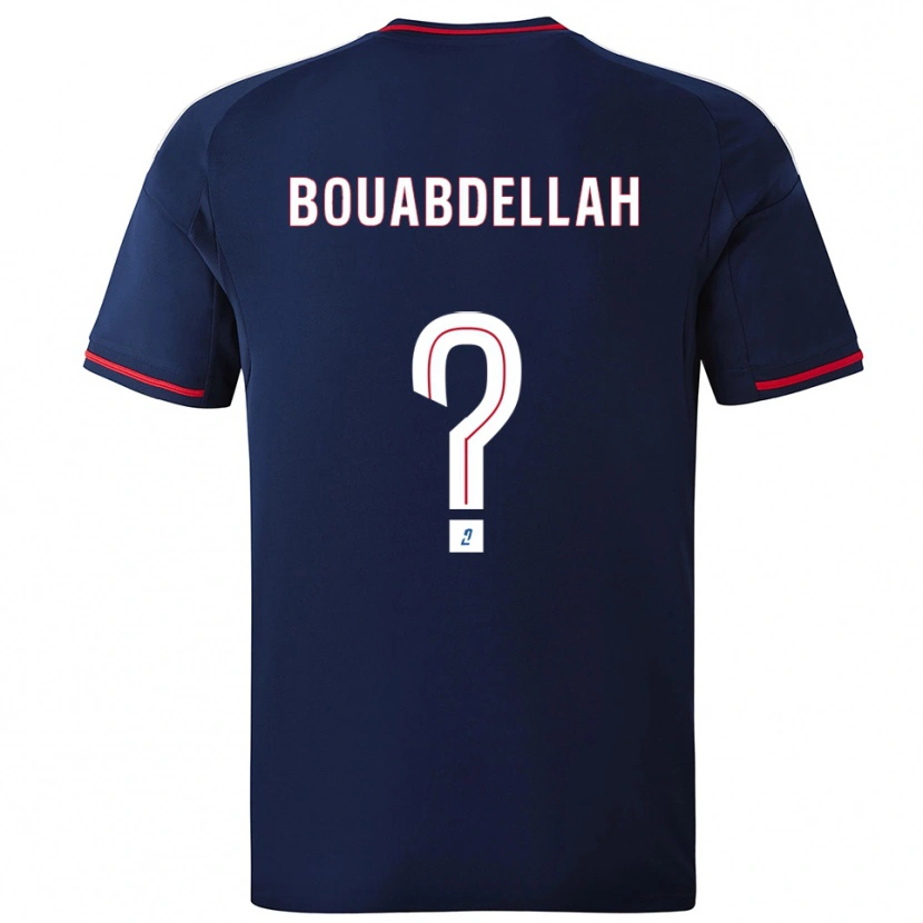 Danxen Kinder Jalis Bouabdellah #0 Marine Rot Auswärtstrikot Trikot 2025/26 T-Shirt Österreich