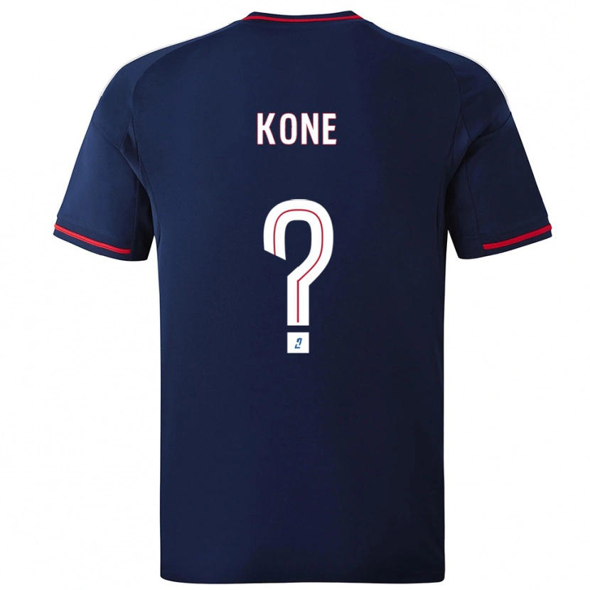 Danxen Kinder Youssouf Kone #0 Marine Rot Auswärtstrikot Trikot 2025/26 T-Shirt Österreich