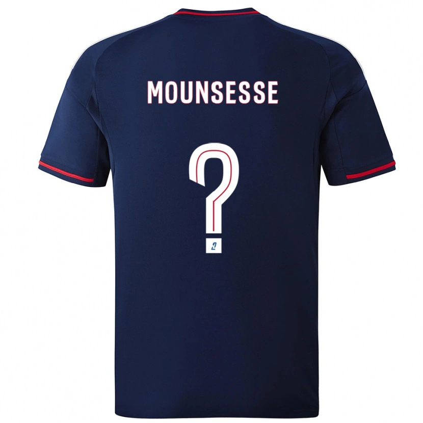 Danxen Kinder Jeremy Mounsesse #0 Marine Rot Auswärtstrikot Trikot 2025/26 T-Shirt Österreich