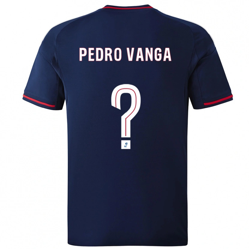 Danxen Kinder Emerson Pedro Vanga #0 Marine Rot Auswärtstrikot Trikot 2025/26 T-Shirt Österreich