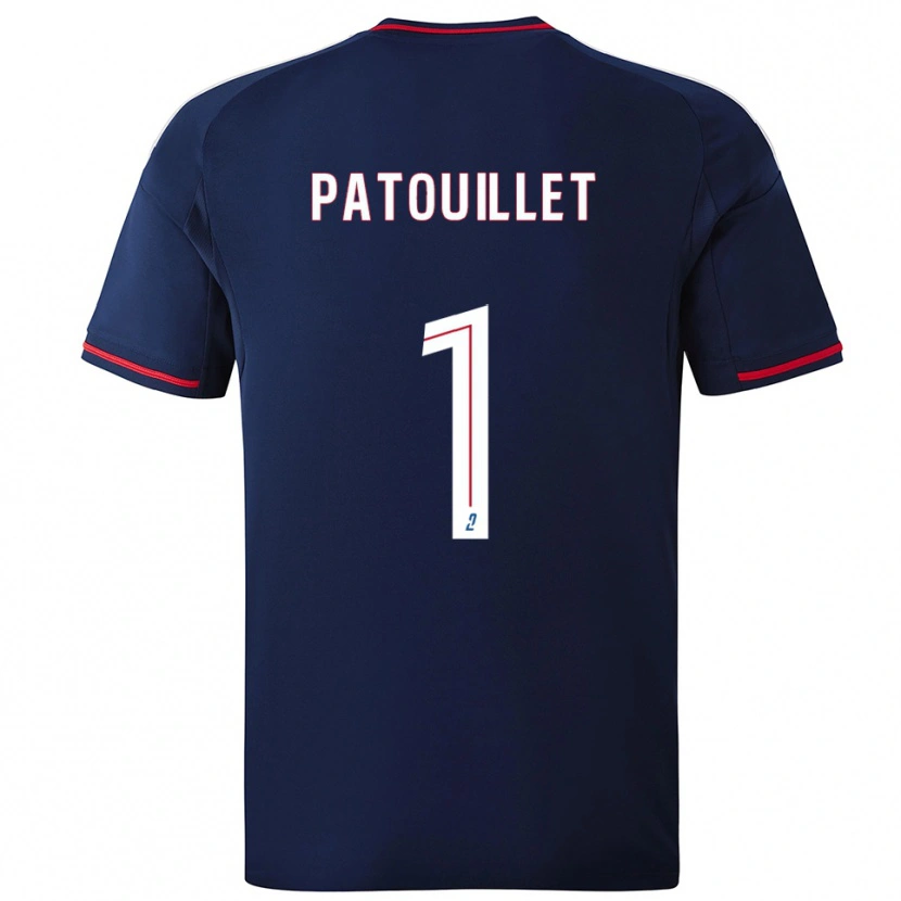 Danxen Kinder Mathieu Patouillet #1 Marine Rot Auswärtstrikot Trikot 2025/26 T-Shirt Österreich