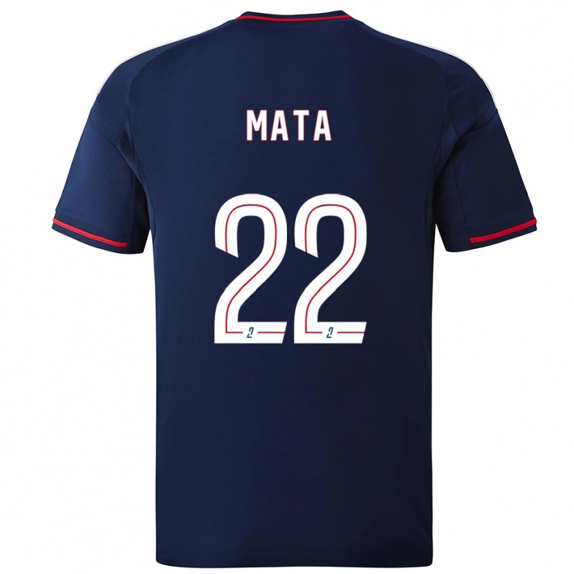 Danxen Kinder Clinton Mata #22 Marine Rot Auswärtstrikot Trikot 2025/26 T-Shirt Österreich