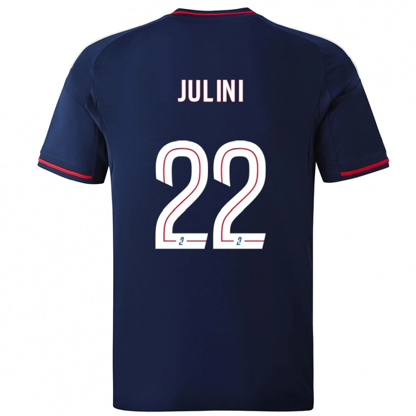 Danxen Kinder Sally Julini #22 Marine Rot Auswärtstrikot Trikot 2025/26 T-Shirt Österreich