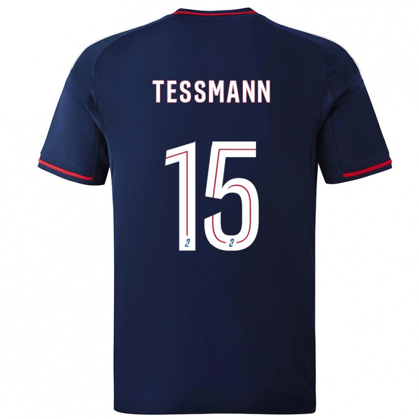 Danxen Kinder Tanner Tessmann #15 Marine Rot Auswärtstrikot Trikot 2025/26 T-Shirt Österreich