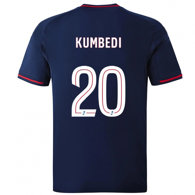 Danxen Kinder Saël Kumbedi #20 Marine Rot Auswärtstrikot Trikot 2025/26 T-Shirt Österreich
