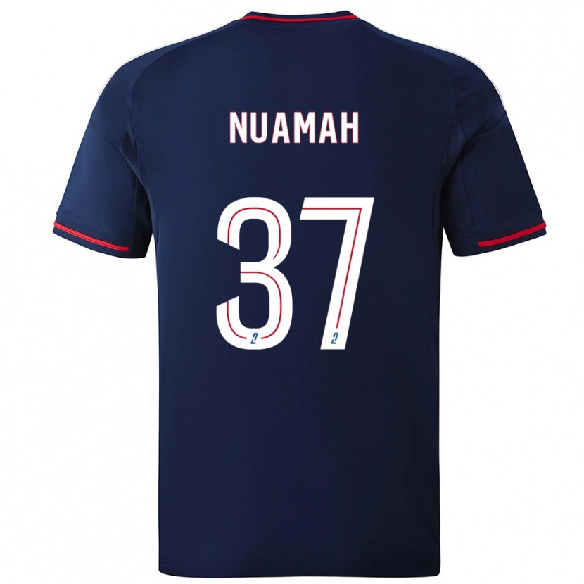 Danxen Kinder Ernest Nuamah #37 Marine Rot Auswärtstrikot Trikot 2025/26 T-Shirt Österreich