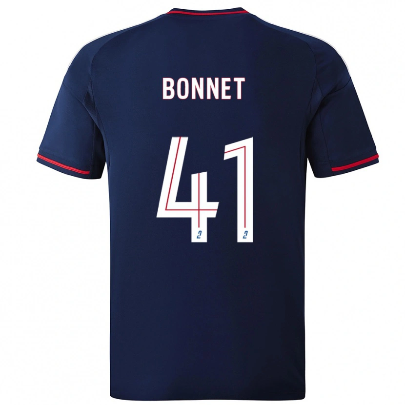 Danxen Kinder Noam Bonnet #41 Marine Rot Auswärtstrikot Trikot 2025/26 T-Shirt Österreich