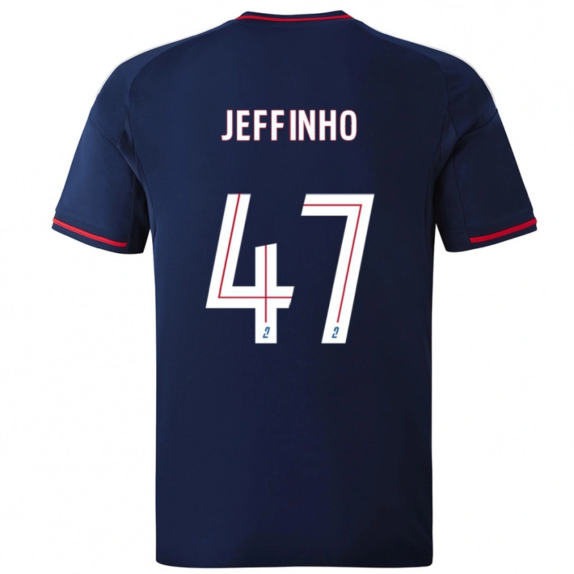 Danxen Kinder Jeffinho #47 Marine Rot Auswärtstrikot Trikot 2025/26 T-Shirt Österreich