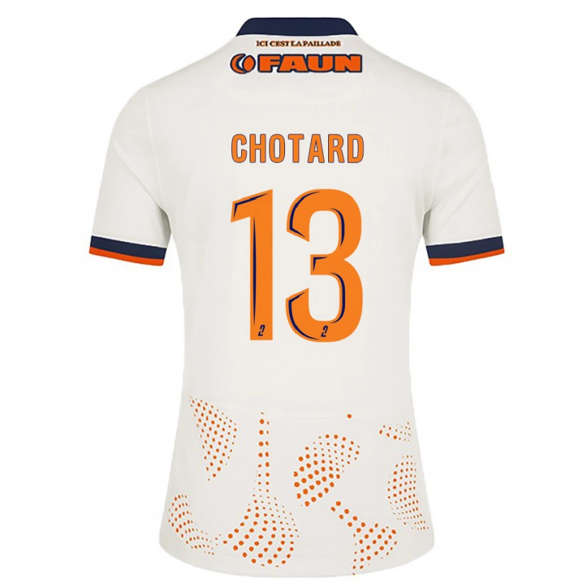Danxen Kinder Joris Chotard #13 Weiß Orange Auswärtstrikot Trikot 2025/26 T-Shirt Österreich