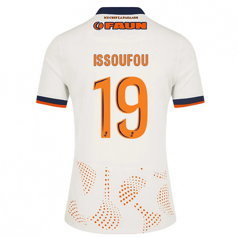 Danxen Kinder Yanis Issoufou #19 Weiß Orange Auswärtstrikot Trikot 2025/26 T-Shirt Österreich