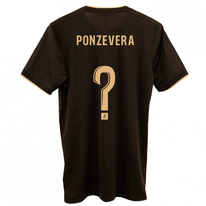 Danxen Kinder Pierre-Pascal Ponzevera #0 Blau Rot Auswärtstrikot Trikot 2025/26 T-Shirt Österreich