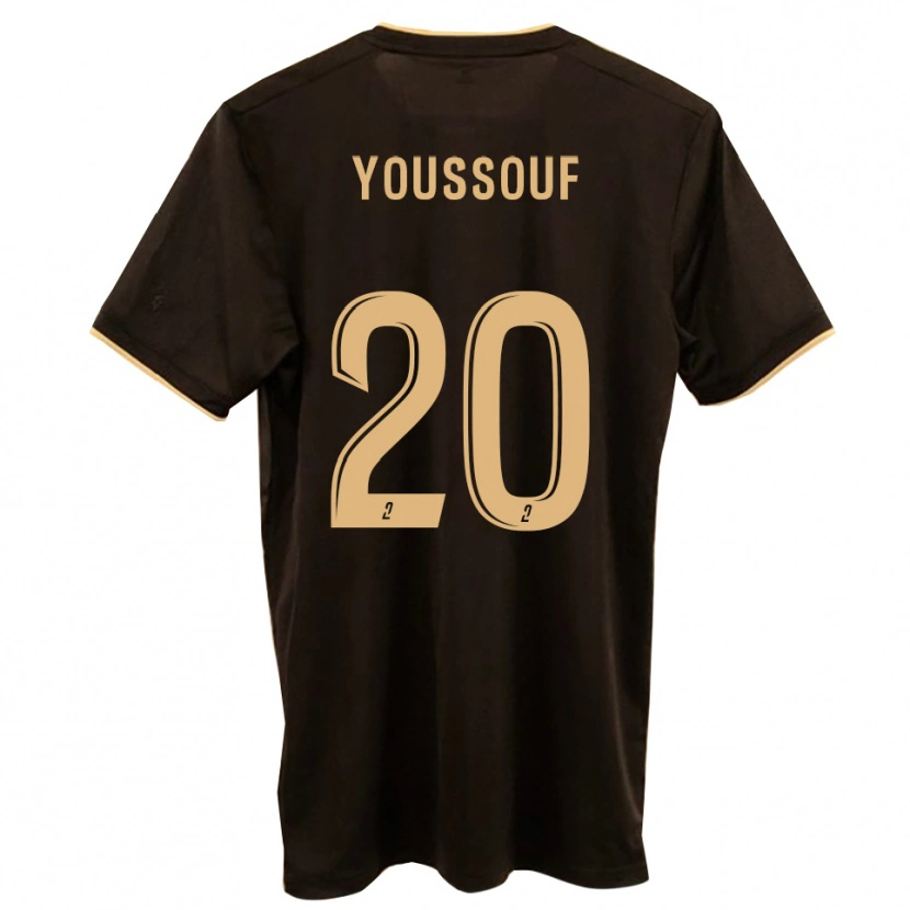 Danxen Kinder Mohamed Youssouf #20 Blau Rot Auswärtstrikot Trikot 2025/26 T-Shirt Österreich