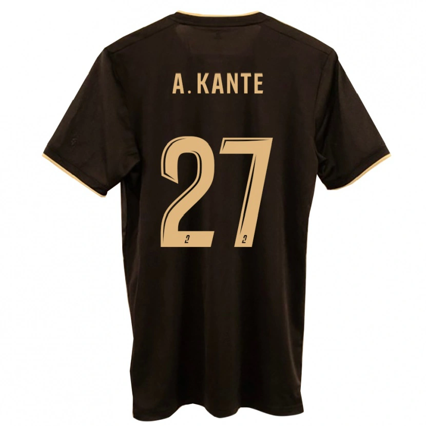 Danxen Kinder Abou Kanté #27 Blau Rot Auswärtstrikot Trikot 2025/26 T-Shirt Österreich