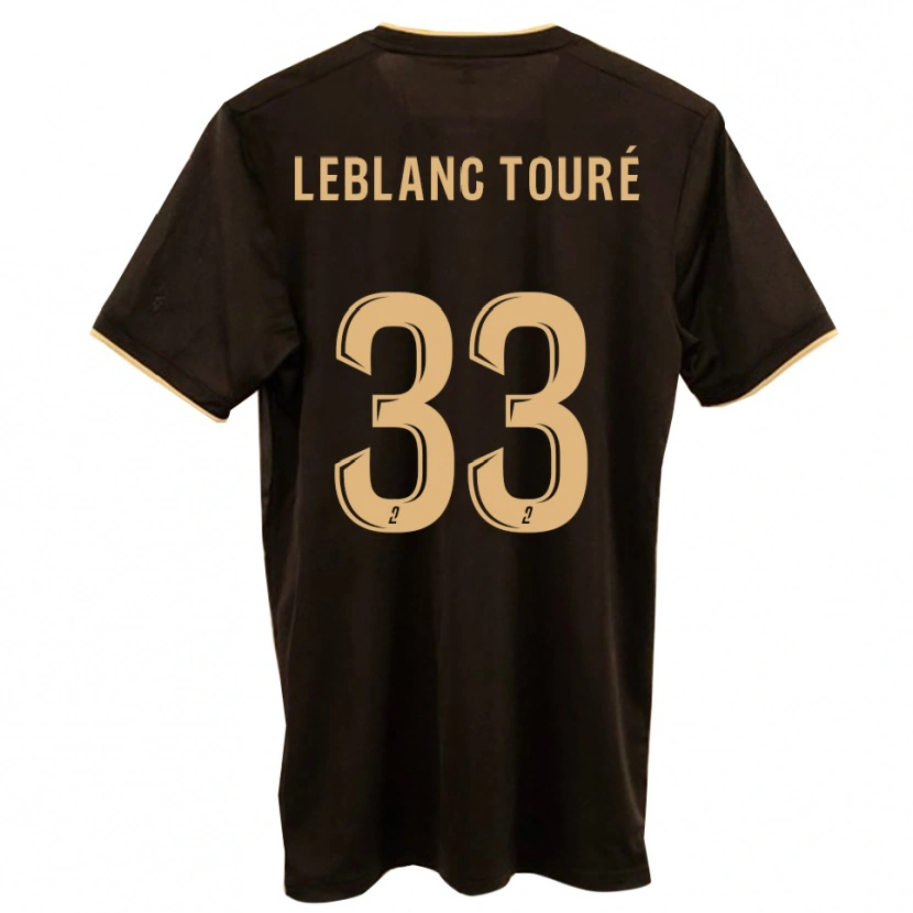 Danxen Kinder Wolo Leblanc Touré #33 Blau Rot Auswärtstrikot Trikot 2025/26 T-Shirt Österreich