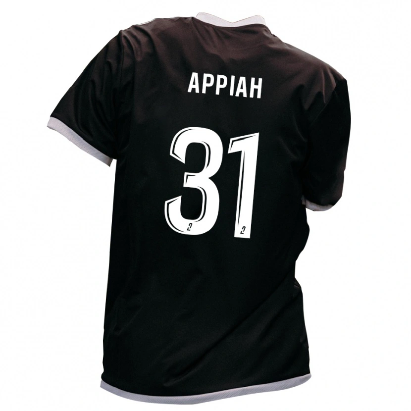 Danxen Kinder Arvin Appiah #31 Schwarz Gold Auswärtstrikot Trikot 2025/26 T-Shirt Österreich