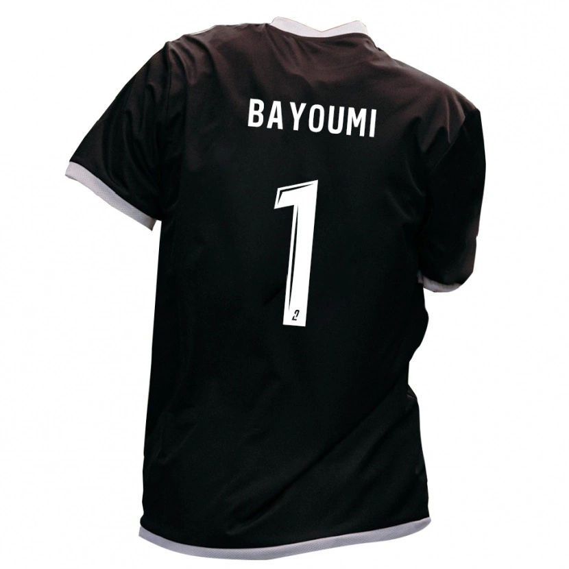 Danxen Kinder Gibril Bayoumi #1 Schwarz Gold Auswärtstrikot Trikot 2025/26 T-Shirt Österreich