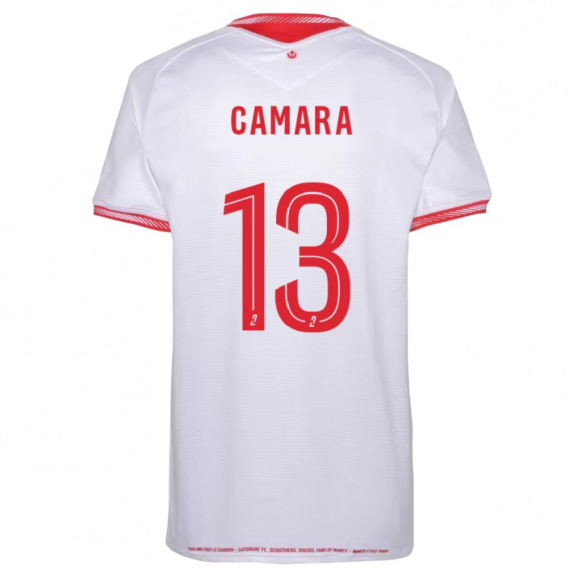 Danxen Kinder Bakari Camara #13 Schwarz Rot Auswärtstrikot Trikot 2025/26 T-Shirt Österreich