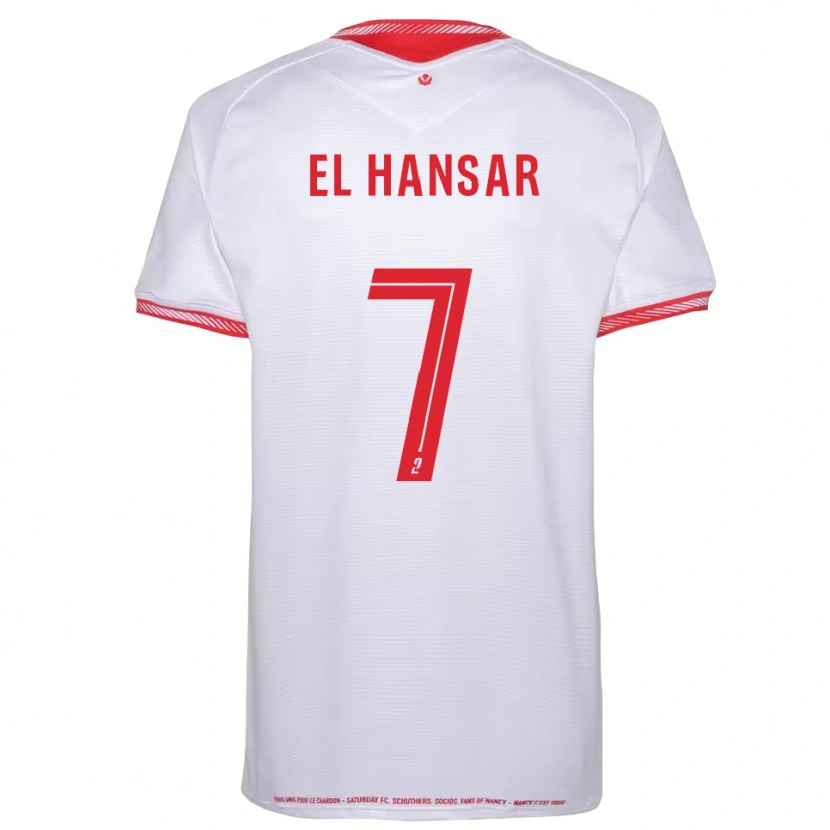 Danxen Kinder Chafik El Hansar #7 Schwarz Rot Auswärtstrikot Trikot 2025/26 T-Shirt Österreich