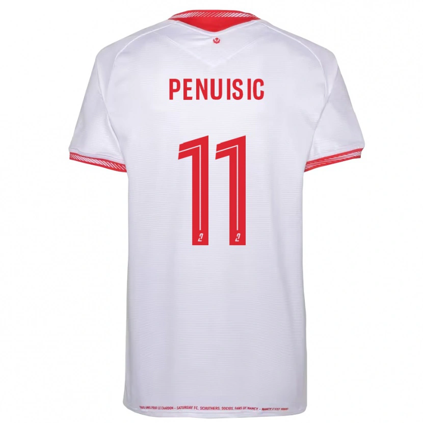 Danxen Kinder Alvin Pénuisic #11 Schwarz Rot Auswärtstrikot Trikot 2025/26 T-Shirt Österreich