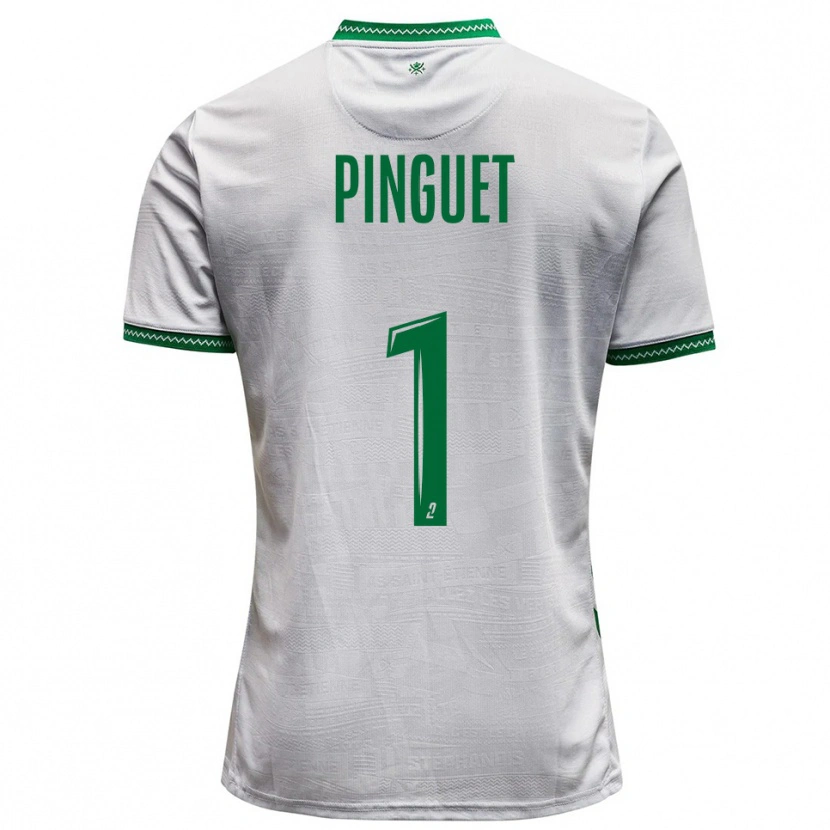 Danxen Kinder Alice Pinguet #1 Weiß Grün Auswärtstrikot Trikot 2025/26 T-Shirt Österreich
