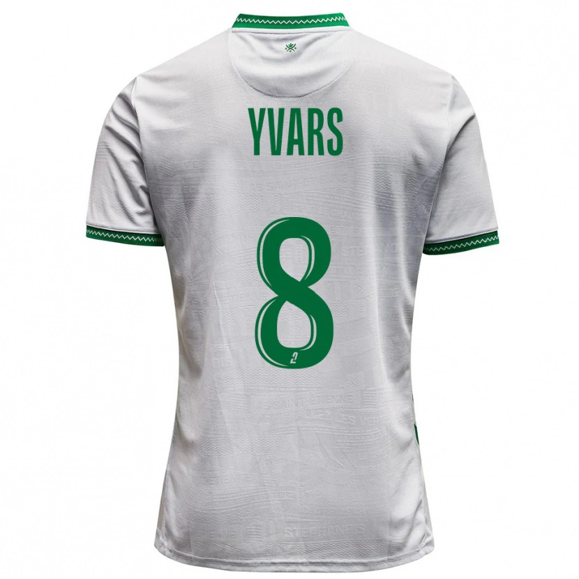 Danxen Kinder Sonny Yvars #8 Weiß Grün Auswärtstrikot Trikot 2025/26 T-Shirt Österreich