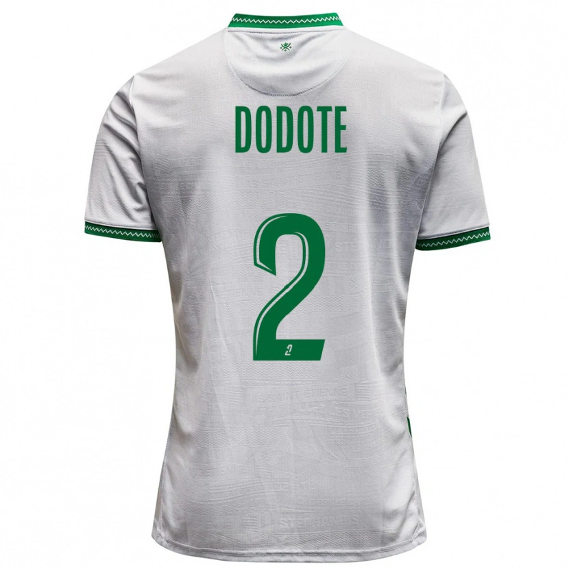 Danxen Kinder Axel Dodote #2 Weiß Grün Auswärtstrikot Trikot 2025/26 T-Shirt Österreich