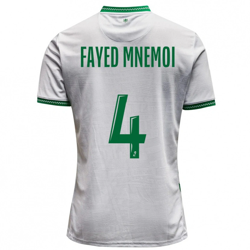 Danxen Kinder El Fayed Mnemoi #4 Weiß Grün Auswärtstrikot Trikot 2025/26 T-Shirt Österreich