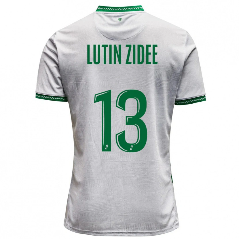 Danxen Kinder Medhy Lutin Zidee #13 Weiß Grün Auswärtstrikot Trikot 2025/26 T-Shirt Österreich