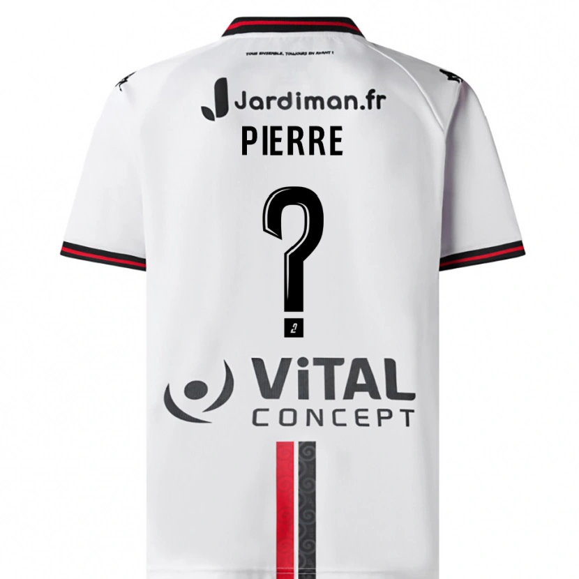 Danxen Kinder Henri-Mathieu Pierre #0 Weiß Rot Auswärtstrikot Trikot 2025/26 T-Shirt Österreich