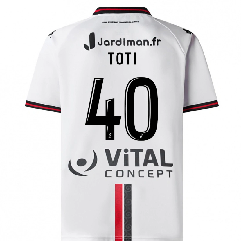Danxen Kinder Manon Toti #40 Weiß Rot Auswärtstrikot Trikot 2025/26 T-Shirt Österreich