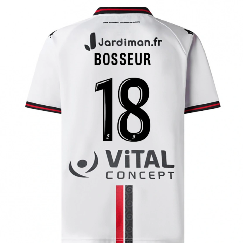 Danxen Kinder Youna Bosseur #18 Weiß Rot Auswärtstrikot Trikot 2025/26 T-Shirt Österreich