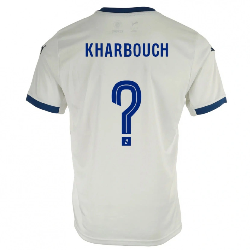 Danxen Kinder Yanis Kharbouch #0 Weiß Blau Auswärtstrikot Trikot 2025/26 T-Shirt Österreich
