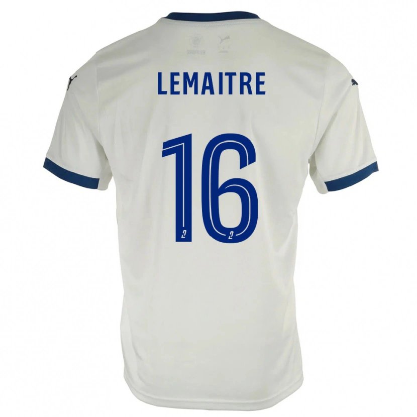 Danxen Kinder Nicolas Lemaître #16 Weiß Blau Auswärtstrikot Trikot 2025/26 T-Shirt Österreich