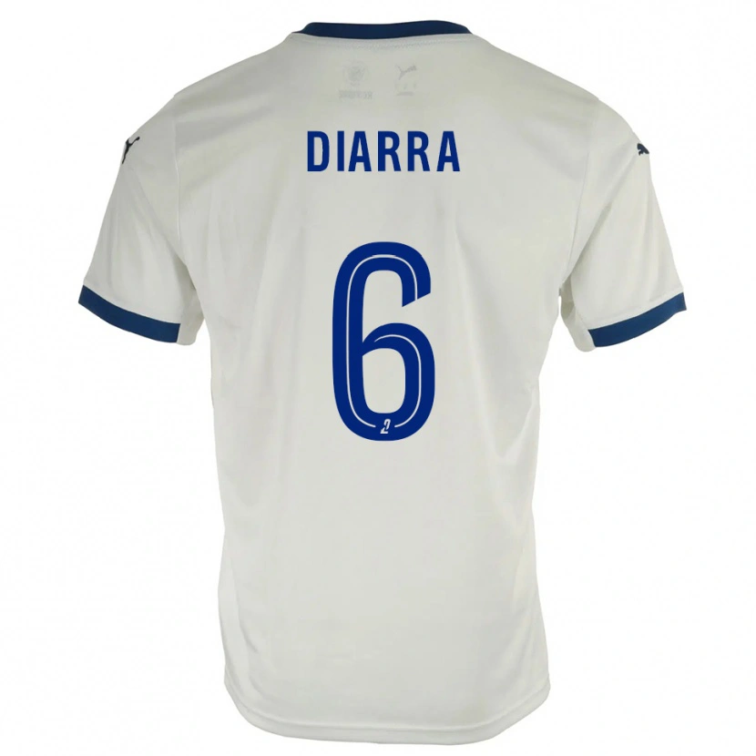 Danxen Kinder Salimou Diarra #6 Weiß Blau Auswärtstrikot Trikot 2025/26 T-Shirt Österreich