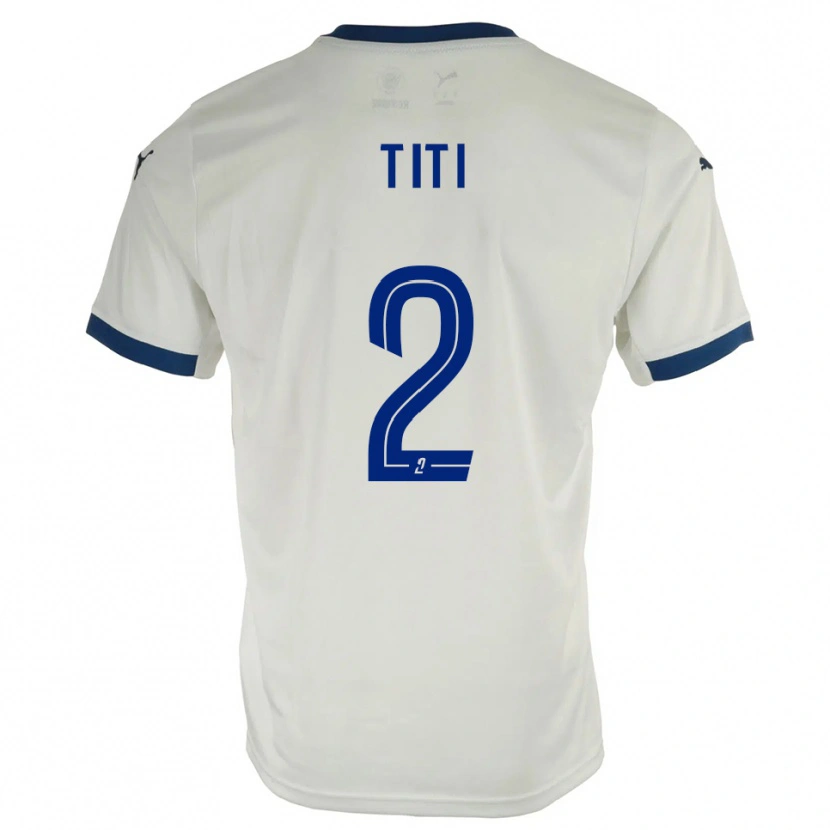 Danxen Kinder Yvann Titi #2 Weiß Blau Auswärtstrikot Trikot 2025/26 T-Shirt Österreich