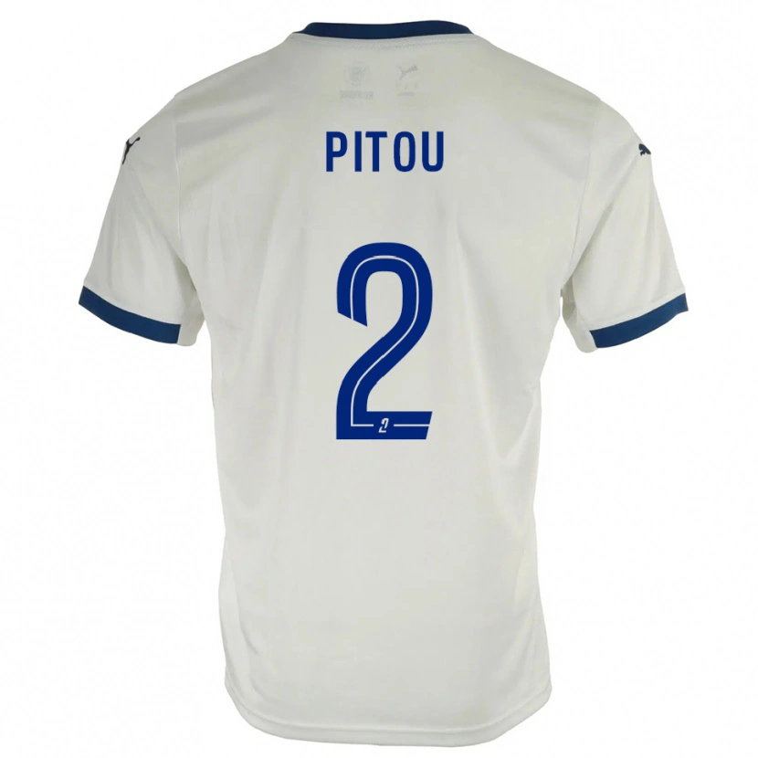 Danxen Kinder Ryan Pitou #2 Weiß Blau Auswärtstrikot Trikot 2025/26 T-Shirt Österreich