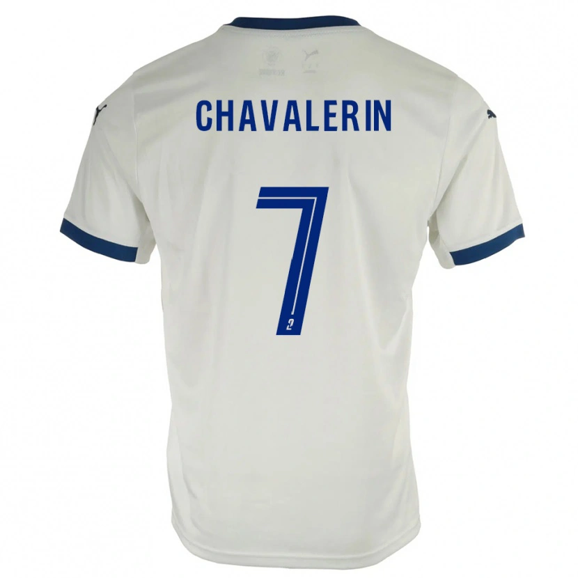Danxen Kinder Xavier Chavalerin #7 Weiß Blau Auswärtstrikot Trikot 2025/26 T-Shirt Österreich