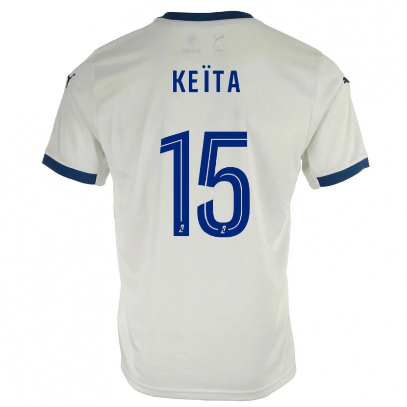 Danxen Kinder Modibo Keïta #15 Weiß Blau Auswärtstrikot Trikot 2025/26 T-Shirt Österreich