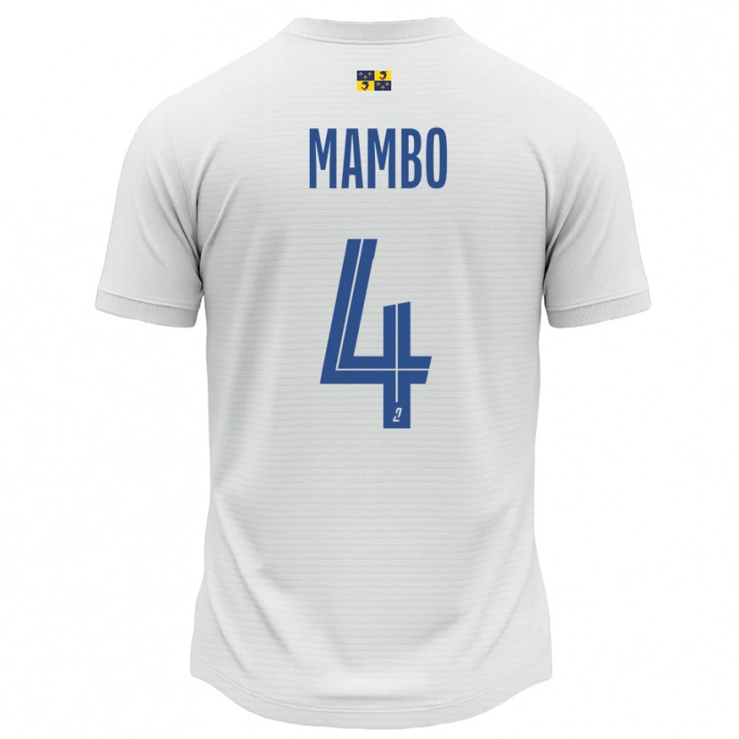 Danxen Kinder Stone Mambo #4 Weiß Blau Auswärtstrikot Trikot 2025/26 T-Shirt Österreich