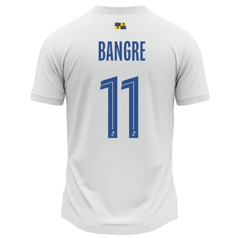 Danxen Kinder Mamady Bangré #11 Weiß Blau Auswärtstrikot Trikot 2025/26 T-Shirt Österreich