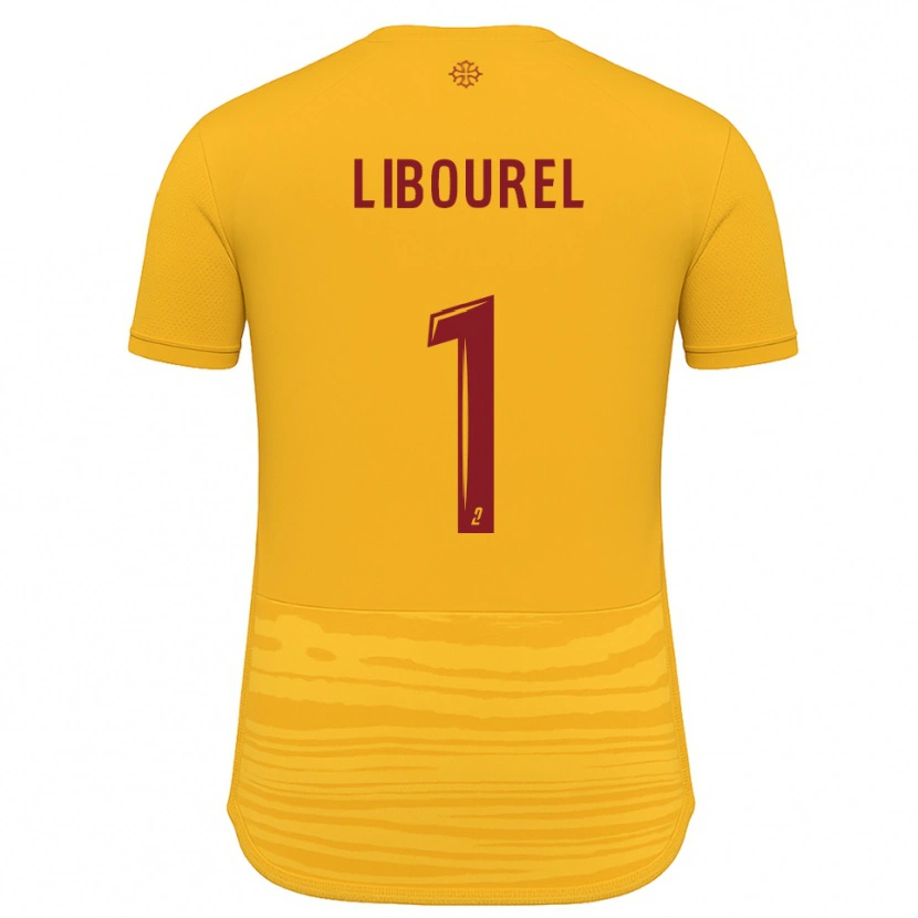 Danxen Kinder Laurie Libourel #1 Orange Burgunder Auswärtstrikot Trikot 2025/26 T-Shirt Österreich