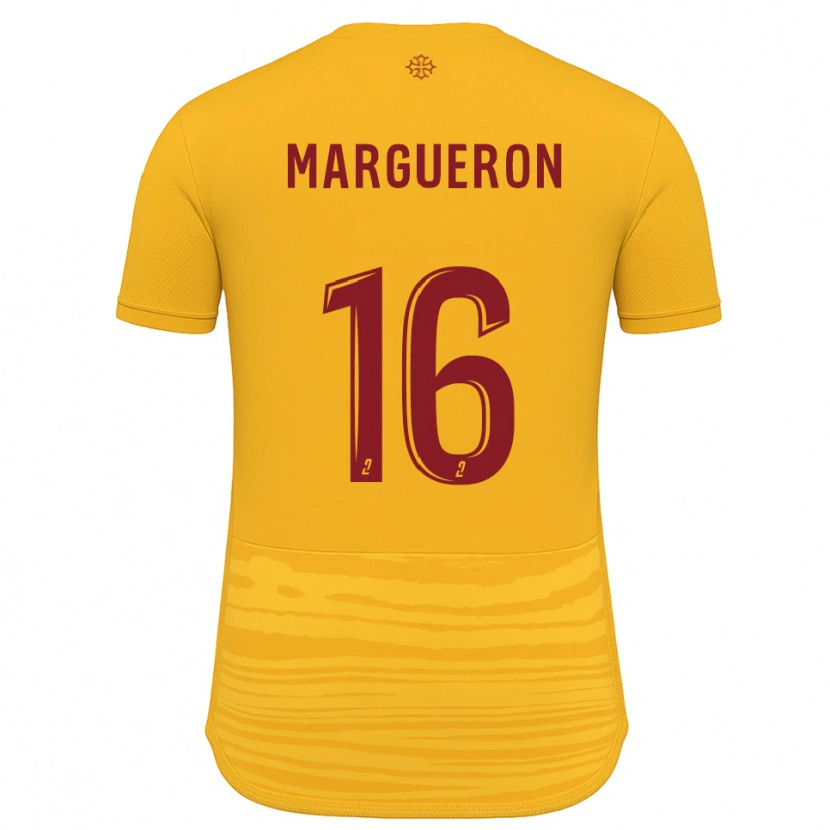 Danxen Kinder Lucas Margueron #16 Orange Burgunder Auswärtstrikot Trikot 2025/26 T-Shirt Österreich